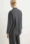 Блуза Mango Button-down blouse, Anthracite - фото