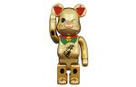BE@RBRICK Bearbrick Maneki Neko Rising Fortune 2 Gold Plating 100 - фото