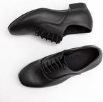 Мужские танцевальные туфли ARCLIBER для бальных танцев, из искусственной кожи, черные, для танго, сальсы и латины - фото 2