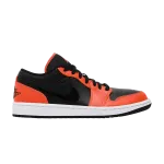 Кроссовки Air Jordan Air Jordan 1 Low SE 'Black Turf Orange', черный - фото