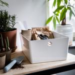 Коробка Ikea Kuggis, 26x35x15 см, белый - фото 3