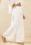Брюки WIDE BRODERIE BEACH Lipsy, белый - фото 2