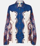 Футболка с принтом arabesque Farm Rio, Arabesque Scarf Sand - фото