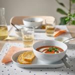 Тарелка сервировочная, белая, 27х15 см Ikea 365+ IKEA - фото 2