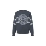 VERSACE Свитер мужской серый SS24 - фото