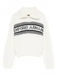 Рубашка поло с логотипом Emporio Armani Kids, белый - фото