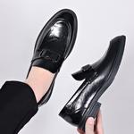 Черные туфли Dress Shoes Men's Black SHUPATE, однослойные - фото 6