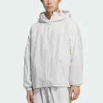 Adidas ФУТУР СТАЙЛ Тканая куртка, Light Gray - фото 2