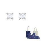 Серьги Stilla Attract Swarovski, белый - фото