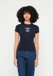 Футболка Tommy Jeans SLIM TEE, Dark Night Navy/Dark Blue - фото