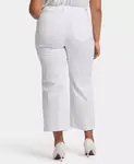 Джинсы Teresa Plus Size Wide Leg до щиколотки NYDJ, белый - фото 2