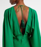 Платье Magnifique с бахромой Taller Marmo, Emerald Green - фото 6