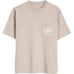 Футболка унисекс GAP, серо-белый - фото