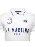 Футболка поло La Martina, белый - фото 3