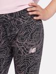 Детские леггинсы с завихренным принтом New Balance, Caviar - фото 4