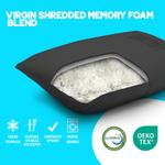 DozyBoy Подушка Fluff and Stuff Comfort из пены с эффектом памяти Black - фото 5