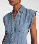 Платье миди из денима Рубена Veronica Beard, Pbl Sto - фото 4