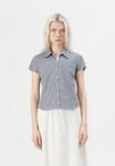 Блуза Hollister Co. Button-down blouse, Dark Blue - фото