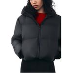 Женская утепленная куртка Trf черная ZARA - фото 5