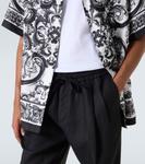 Льняные прямые брюки Dolce&Gabbana, черный - фото 5