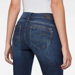 Джинсы G-Star Midge Zip Mid Waist Skinny, синий - фото 3