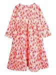 Платье с цветочным принтом Mini Rodini, красный - фото