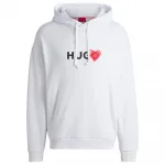 Толстовка HUGO Dewgili, белый - фото