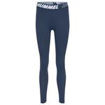 Леггинсы Hummel Maja Cotton Mid Waist, синий - фото