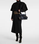 Кожаная сумка через плечо Camera Medium Chloé, Evening Blue - фото 5