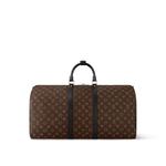 Сумка Keepall Bandoulière 55 Louis Vuitton, коричневый - фото 8