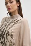 Блузка Hoss Intropia, бежевый - фото 4