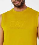 Майка Regular fit Ea7, зеленый - фото 4