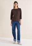 CECIL Лонгслив в цвете Mocha - фото 4