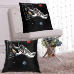 BURLOE Чехлы для подушек плед космонавт White - фото 3