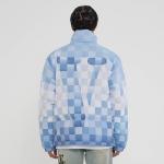 Пуховик Унисекс Белый Синий VLONE - фото 7