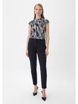 Блузка 59A7_navy comma - фото 5