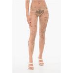 Колготки Tattoo Patterned Mesh Collant Dsquared2, мультиколор - фото