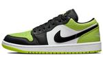 Jordan 1 Low Snakeskin Vivid Green (женские) - фото
