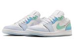 Женские кроссовки Air 1 Low SE 'Emerald Rise' Jordan Бело-голубые - фото 3
