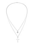 Elli Колье с крестом из серебра 925 пробы - фото 3