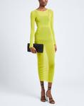 Платье-миди Fuzzi, лаймово-зеленый - фото 2