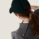 Джинсовая бейсболка Miu Miu, коричневый - фото 4