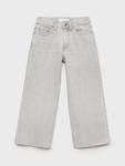Детские джинсы-кюлоты из хлопка Mango, Open Grey - фото
