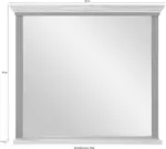 Зеркало Innostyle "Жасмин" 93х83х15 см, цвет graphit - фото 9