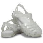 Сандалии isabella glitter sandals 'white' Crocs, белый - фото 3