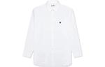 CDG Play Рубашка SS24 Unisex White - фото 2