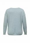 Джемпер ONLY Carmakoma CARMARGARETA PULLOVER NOOS, Arona/Light Blue - фото 4