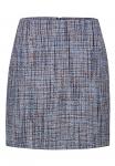 Юбка мини Street One Studio Skirt, цвет blue/mixed colors - фото