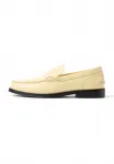Лоферы модные слипоны Aldo, Light Yellow - фото
