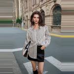 ELLE Рубашка Women's Stripes Lapel - фото 3